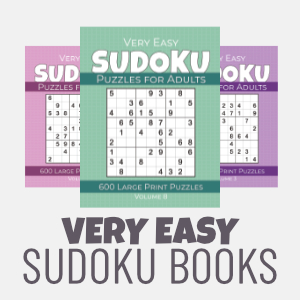 Very Easy Large Print Sudoku
